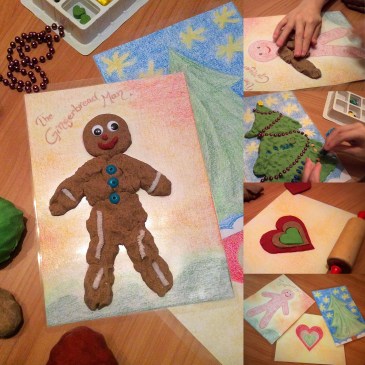 Christmassy Playdough Mats - Free Printables!