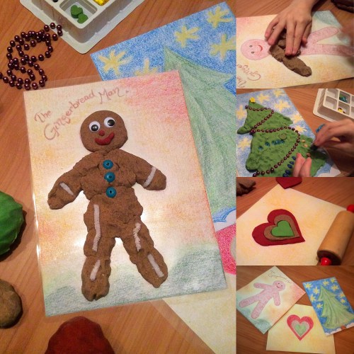 Christmassy Playdough Mats - Free Printables!