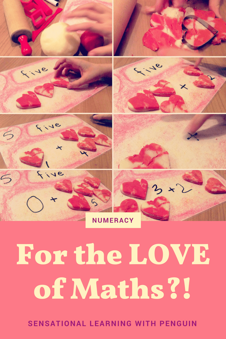 For the Love of Maths - Numeracy and Counting Activity with Playdough - Sensational Learning with Penguin