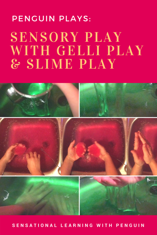 Penguin Plays: Sensory Play with Gelli Play & Slime Play - Sensational Learning with Penguin