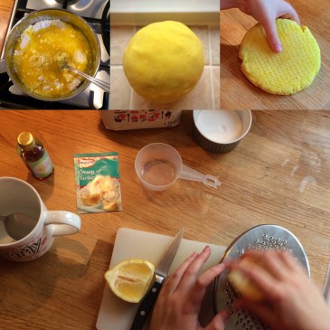Making Homemade Real Lemon Playdough - Sensational Learning with Penguin
