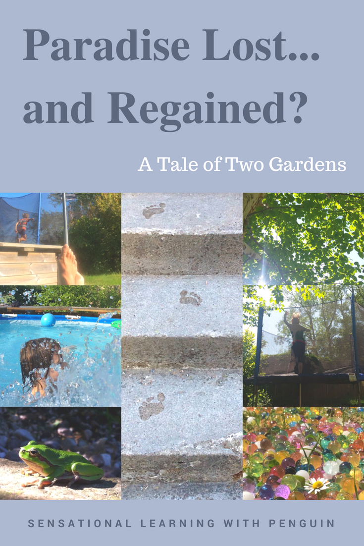 This is a story of two gardens - the one we left behind and the one we've got now. They're very different from each other...