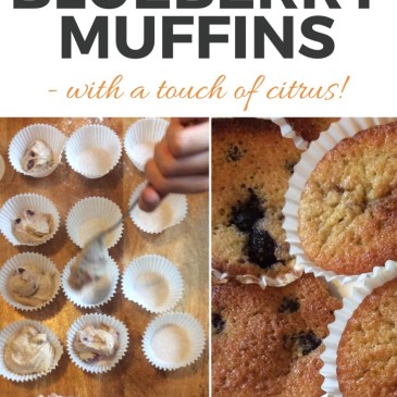 Homebaked Blueberry Muffins with a Touch of Citrus! Baking Together is a great Sensory Learning Activity, helping to build Independence, Life Skills etc in Kids. These skills are important for our boy who's Autistic and has Developmental Delays and Learning Differences. For more Recipes, Learning Activities etc, visit us at http://sensationallearningwithpenguin.com #bakingwithkids #blueberrymuffins #autism #homeschooling