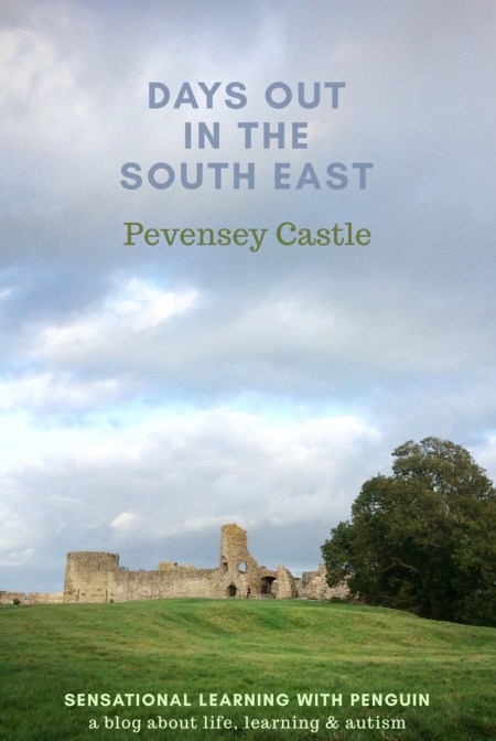 Days Out In The South East: Pevensey Castle. Learn about #EnglishHistory from #Roman times, #MiddleAges and #WorldWarII at this #EnglishHeritage site in #Sussex - For more family friendly days out in the south east, visit us at sensationallearningwithpenguin.com #homeschooling #specialneeds