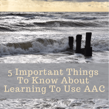 5 Important Things To Know About Learning To Use AAC! A post from SensationalLearningWithPenguin.com - a blog about life, learning and autism